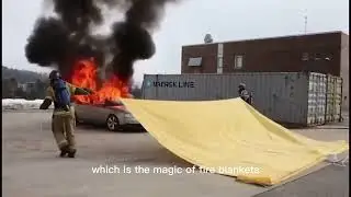 High Silica Car Fire Blanket