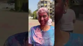 Holi expectations v/s reality 😹 #holi #shrihitt