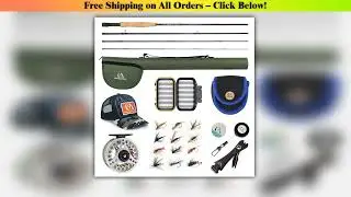 Maximumcatch 3-8WT Fly Fishing Rod And Reel Combo Set 8'6''/9' Medium-fast Fly Rod Pre-spooled Fly
