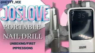 JosLove Portable Nail Drill Unboxing/1st Impression; Affordable, Beginner Friendly; Amazon Must Have