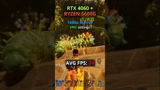 Grounded 2 on RTX 4060 - 1080p LOW vs EPIC #grounded2 #rtx4060