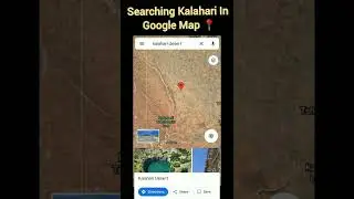 Searching Kalahari Map Of Free Fire On Google Map 📍 #googlemaps #freefiremax #freefire