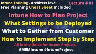 Microsoft Endpoint Manager Intune Design Project | Planning guide to move to Microsoft Intune
