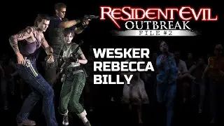 WESKER, BILLY and REBECCA MOD | Resident Evil Outbreak (File #2)