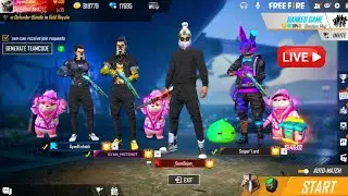 Free Fire Live Gameplay 🔥 OP Headshot | Rank Push | Manpal Kumar