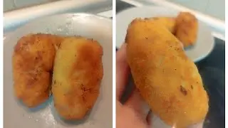 Croquetas de aprovechamiento!! #cocinacasera #croqueta #croquetas #bechamel #jamon #pollo 