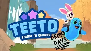 Chubby Blue Thing and A Rabbit Scientist Platformer- TEETO Demo