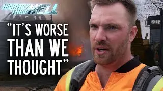HUGE Fire Engulfs Mission Towing's Yard | Highway Thru Hell
