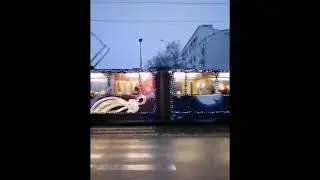 Лиепая. Новый Год. Зима. 2020 - 2021. И... ТРАМВАЙ. ЛАТВИЯ
