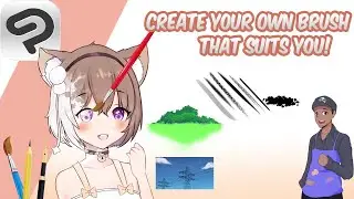 (Clip Studio Paint) How To Customize Your Very Own Digital Brush Using Only G Pen For Beginners