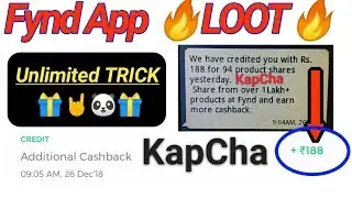 Fynd App *Free* Loot | Unlimited *Trick* Cashback 😱| 1Rs Sale | Grab Fast | Kapchalife