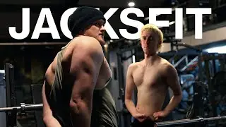 I TRAINED and ATE like JACKSFIT for a day!