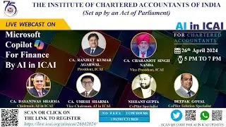 Webinar on &ldquo;Microsoft Copilot For Finance By Al in ICAI&rdquo;