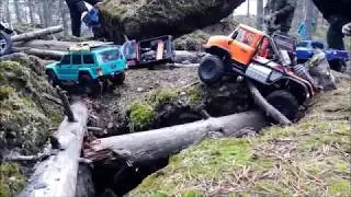 Rc scale trail run fun.