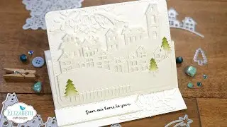 Winter Village Easel Card | Technique Friday with Els