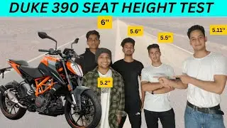 Duke 390 Seat Height Test| Best Height to ride the Bike| #duke390 , #dukelovers