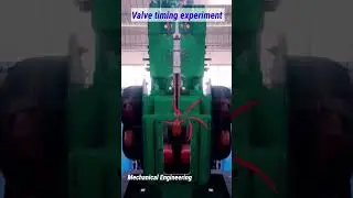 Diesel Engine Valve timing Experiment short #ytshort#mechanicalengineering #diplomamechanical