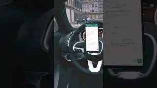 Texting while driving accident simulation #shorts #fyp