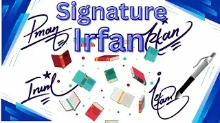Irfan name signature style||different types||name signature with arooj 