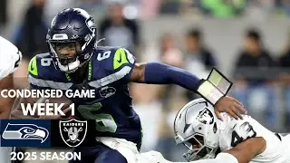 Seahawks vs Raiders 2025 Preseason Week 1 Condensed Game | NFL Highlights