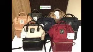 กระเป๋าเป้ Anello Waterproof Nylon Fabric Mini Square Rucksack (Mini)