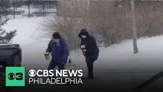 In Doylestown, neighbors delivered beer to friends who are snowed inside