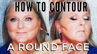 How To Contour And Highlight A Round Face For Women Over 40 - mathias4makeup