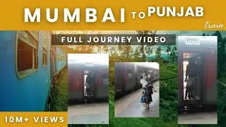 24 Ghante Ka Safar | Mumbai to Punjab Train Vlog | 24 Hours Train Journey | Mumbai to Punjab 🚆❤️