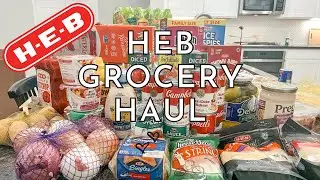 HEB GROCERY HAUL | TEXAS | $139 | RESTOCK WITH ME