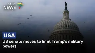 US senate moves to limit Trump's military powers