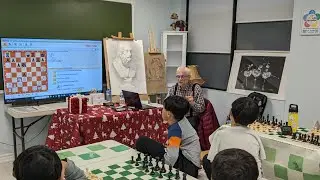 UP STEAM Holiday Chess Club x Chess Class #ChessClass #ChessClub #Chess #Masterclass #ChessLesson 🎄