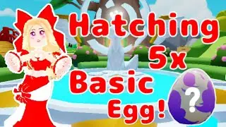 Hatching 5 basic eggs in Ropets | Creamy_Cxtie