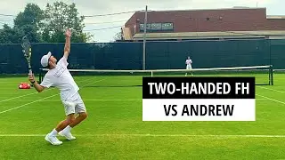 Two-Handed Forehand vs Andrew [Hall of Fame Tournament]