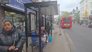 London roads small video with double decker buses and beautiful bua Stop 
