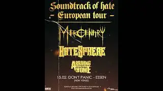 Arriving Home Live with Mercenary & Hatesphere  #metalcore #metalmusic #livemusic