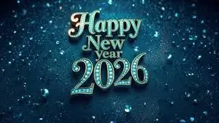 Happy, happy new, happy new year 2026 free stock video. Free for use & download