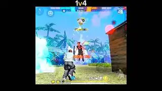 1v4 Clutch Funny Fail to Win FF 😆🔥 #freefiremontage