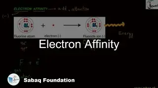 Electron Affinity, Chemistry Lecture | Sabaq.pk
