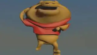 winnie the pooh dancing to pitbull hotel room [DISTORTED] [EAR RAPE]
