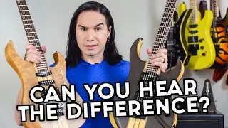 Same GUITAR, Different WOODS - Can You HEAR IT?