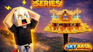 Minecraft skybase in my survival series🥶🥵  #Minecraft #survival #series #funny #minivlog #viralvideo
