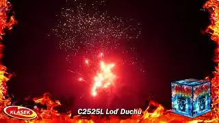 C2525L Lod Duchu 25sh 25mm @ Mega Fireworks