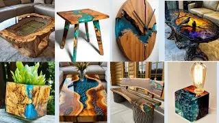 Where Natural Wood Meets Modern Epoxy Design!