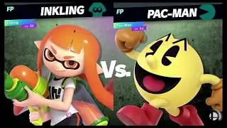 Super Smash Bros Ultimate Amiibo Fights Request #156 Inkling vs Pac Man
