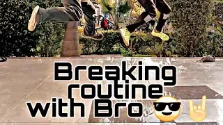 Breaking routine with bro by (bboy_mac01) and (bboy_volcano) #shorts #youtubeshort