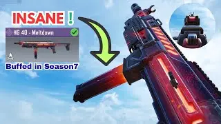 Season7 Buff makes HG40 Insane❤️❤️Best HG40 Gunsmith❤️CODM MP RANKED GAMEPLAY