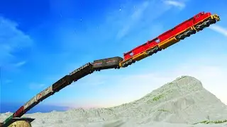 Brutal Railroad Accidents Derailments ✅  BEAMNG.Drive LIVE STREAM