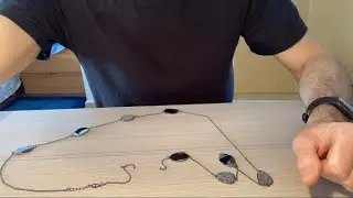 CÓMO ARREGLAR CADENA COLGANTE ROTA (BISUTERÍA-JOYA) #reparar