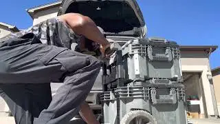 Flex Stack Pack in the car trunk