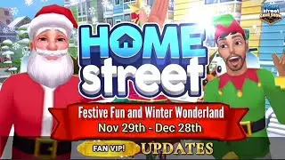 FESTIVE FUN & WINTER WONDERLAND FAN VIP UPDATES. *ASSETS PACK* @HomeStreetGame